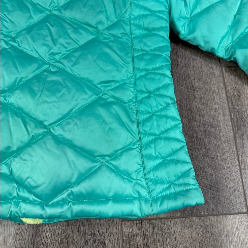 North Face Teal Quilted Jacket - Picture 11 of 16